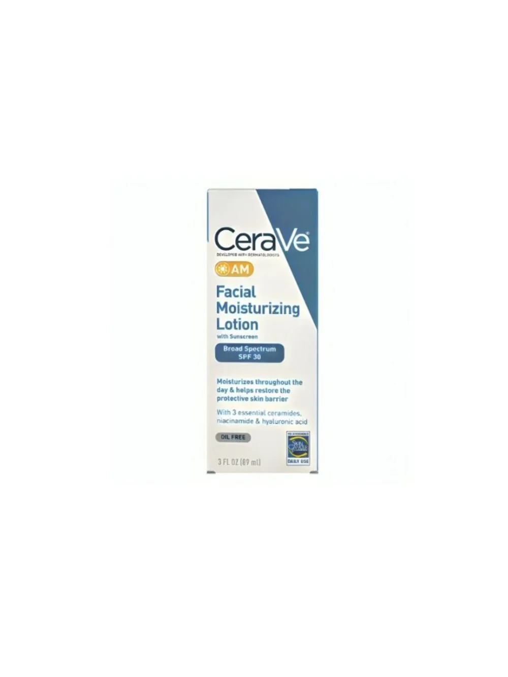 CeraVe AM Facial Moisturizing Lotion with Sunscreen - SPF 30, 3 Oz - New In Box